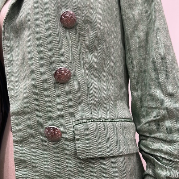 Veronica Beard Beacon Blazer Green 0 - Picture 6 of 11